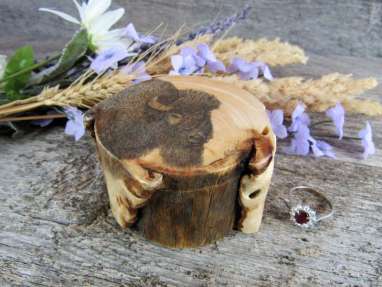 Ring Box with Bison Artwork